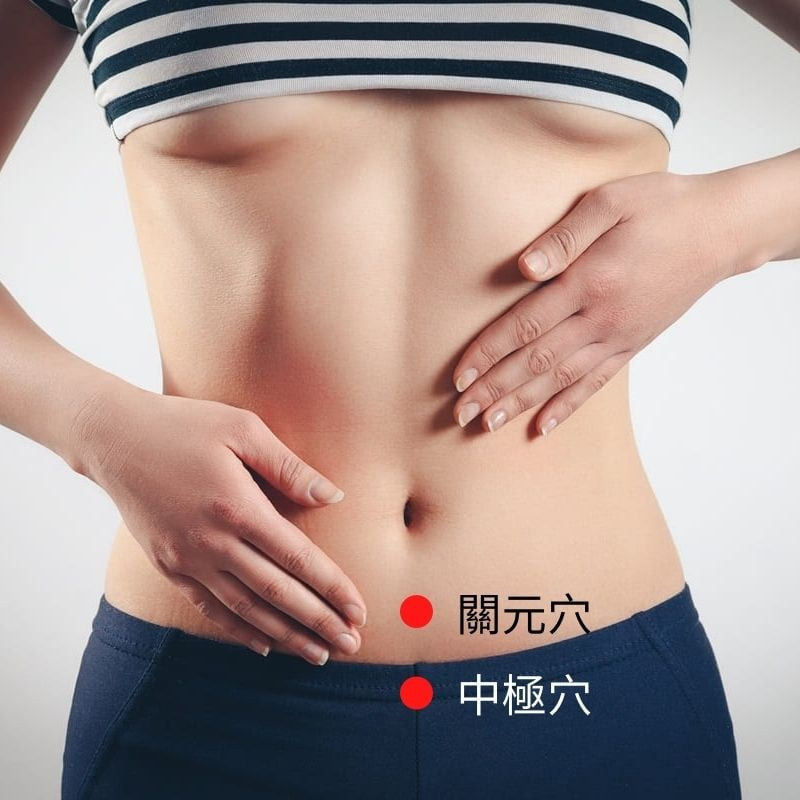 關元穴、中極穴1000 子宮肌腺症與精油治療：按摩可促進子宮收縮與血液循環