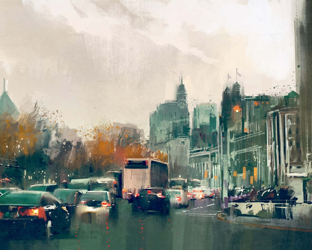 painting-city-street-view-with-traffic-shanghai-bund_1000800 濕氣是百病之源,“濕”在哪裡病就藏在哪裡