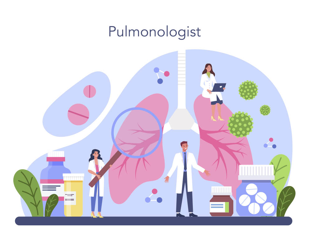 pulmonologist-idea-health-medical-treatment-healthy-pulmonary-system-asthma-pneumonia-treatment-diagnostic-isolated-vector-illustration1000800 氣血足不足，不用血氧機檢測，五個方法快速檢視你的肺氣