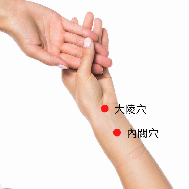 大陵穴、內關穴 美麗優雅的度過更年期就靠一溫灸四按摩