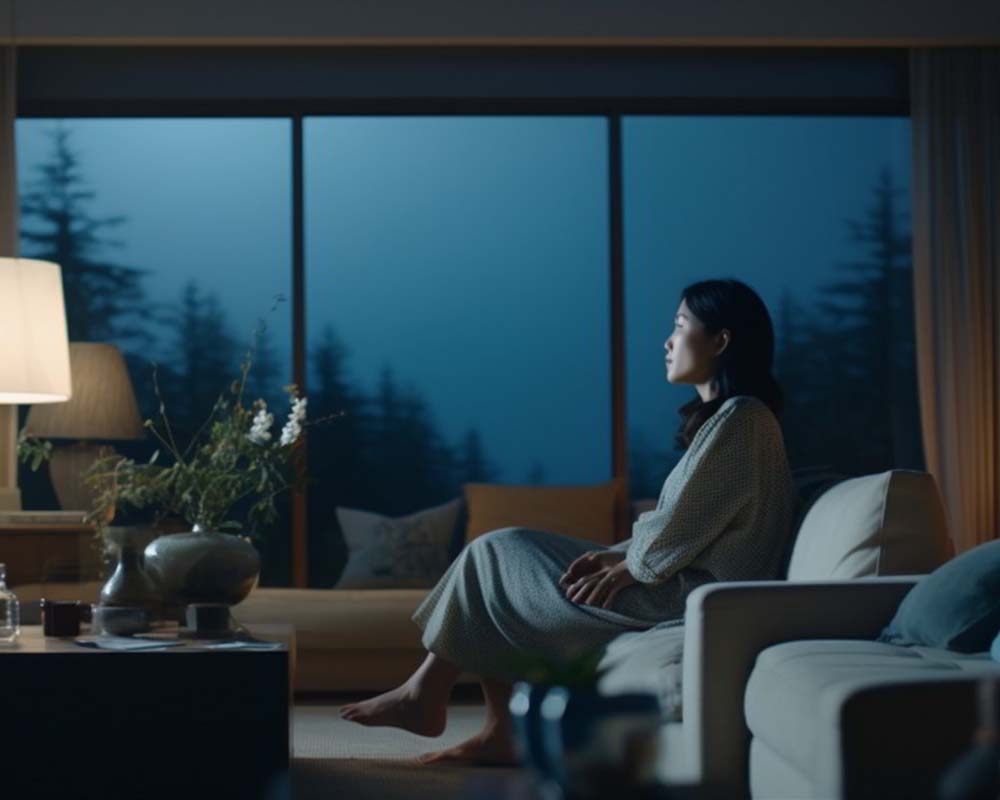 ytaylor1280_film_still_a_Chinese_woman_in_a_modern_living_room._401c6a26-29f3-45b5-94c0-22ec982823801000800 當愛情死於沈默--婚姻裡的失語症