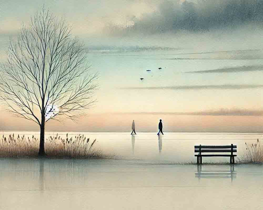 watercolor-7 瓊瑤教會我們人生知足知福，也應該知所終止