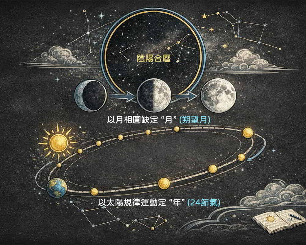陰陽合曆 月亮的節律，身體的節奏：為什麼農曆是最懂養生的曆法
