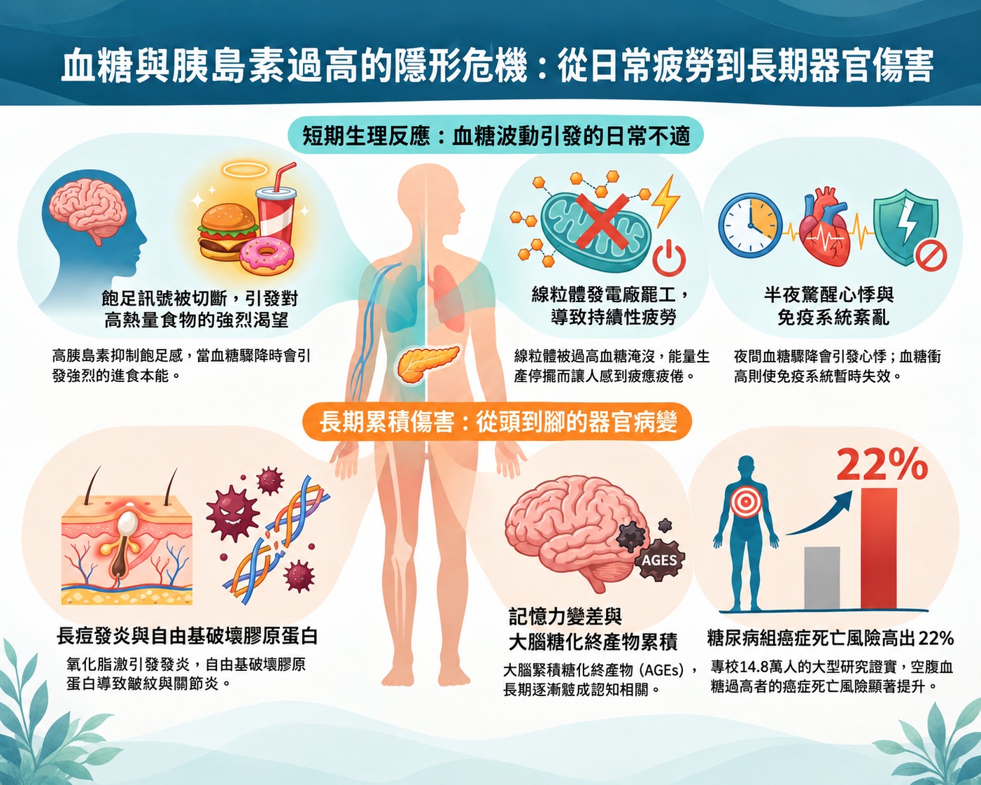 BLOOD-SUGAR 血糖飆升的那一刻，你的細胞正經歷三場浩劫