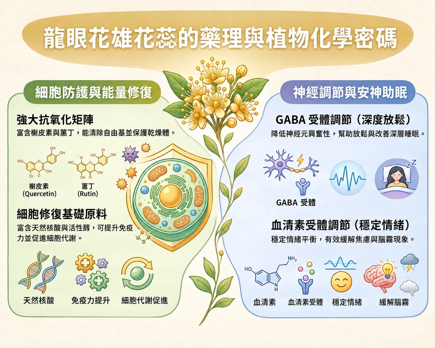 flornie1 超越桂圓的想像:解密「龍眼花雄花蕊」如何重啟深層睡眠與腸腦平衡